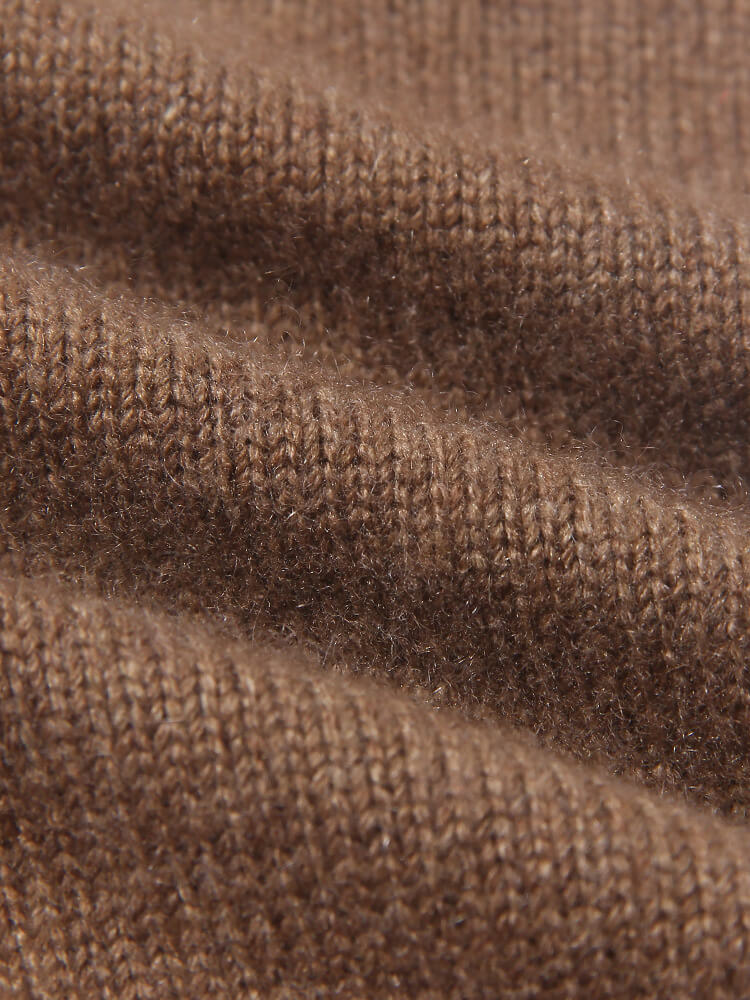 Kids Brown Duck Family Knit Sleeveless Cashmere Sweater Vest